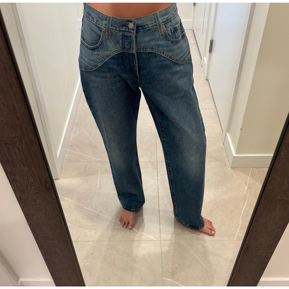 Vintage two toned Levi jeans